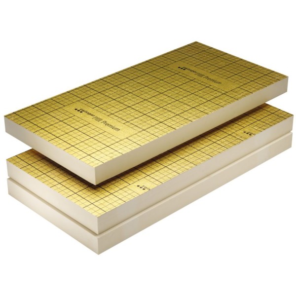 PIR PREMIUM 1200x600x60 mm (5,76mq/pck-57,6mq/plt)