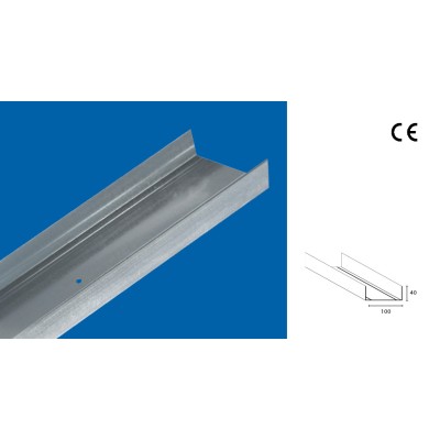GUIDA U 40 x 100 x 40 L.300 GUIDA U 40 x 100 x 40 L.300