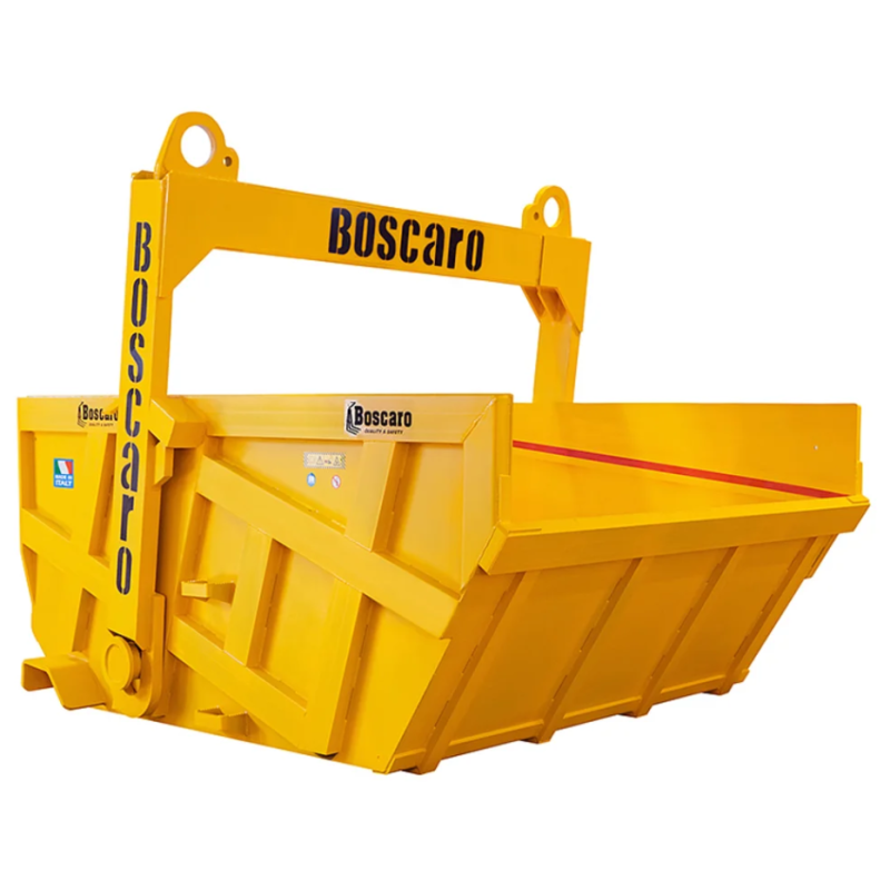 Benna per detriti a scarico automatico 500 L