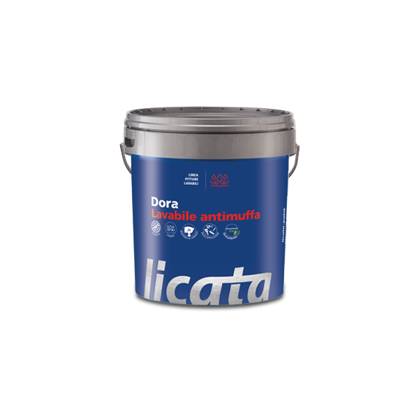 Dora lavabile antimuffa bianco Lt13