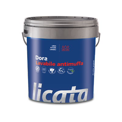 Dora lavabile antimuffa bianco Lt4 Dora lavabile antimuffa bianco Lt4