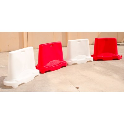 BARRIERA STRADALE TIPO SUPER IMPILABILE DI COLORE BIANCO 1000x400xh700 mm BARRIERA STRADALE TIPO SUPER IMPILABILE DI COLORE BIANCO 1000x400xh700 mm