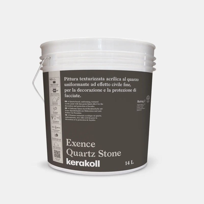 KERAKOLL EXENCE QUARTZ STONE | Pittura texturizzata per esterni