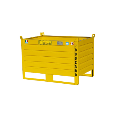 CONTENITORE IN LAMIERA 1000x800x650 MM - 1000 KG 