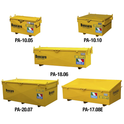 CASSONE PORTA ATTREZZI VERNICIATO LT 425 PORTATA KG 500