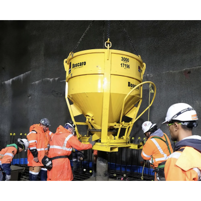 BENNA CONICA A SCARICO CENTRALE LT 300